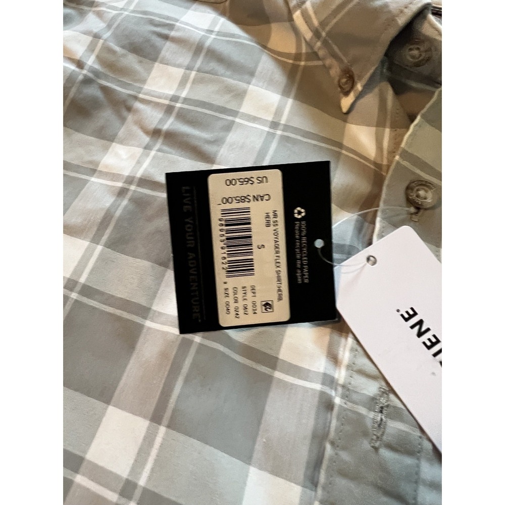 Eddie Bauer Shirt Men Small Plaid Voyager Flex Fishing Button Down (a35) - Picture 9 of 10